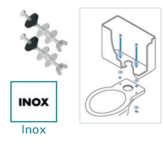 Accesorios · Inodoros · 30015 · Inox