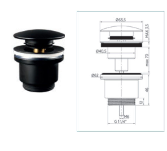 Accesorios · Muebles · 30611.NE · Negro Mate