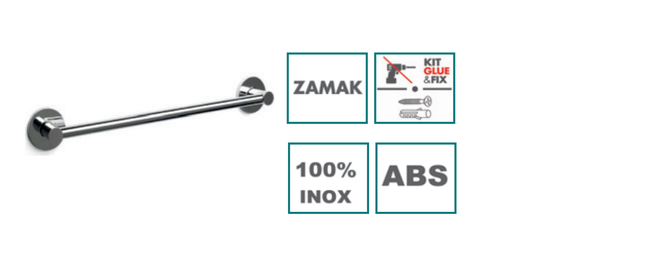 Complementos · Martins · Toallero 45 cm