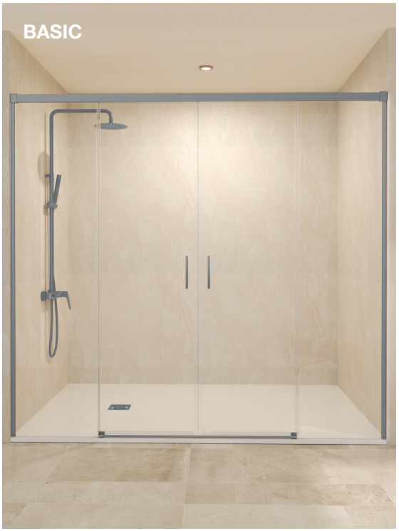 Basic · Frontal 2 fijos, 2 correderas