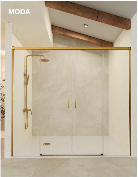 Moda · Frontal 2 fijos, 2 correderas