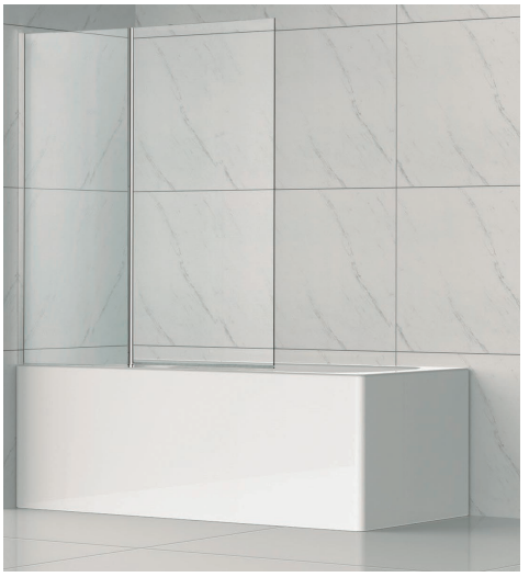 Slide Bañera · Frontal fijo con 1 abatible